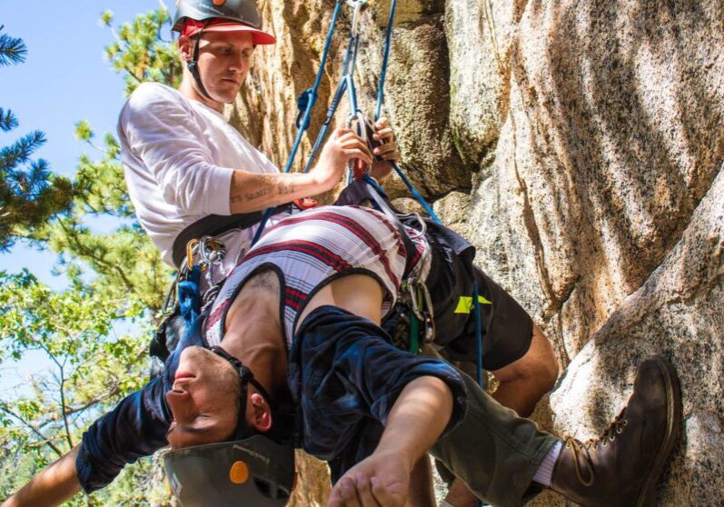 Climbing Self Rescue Class  Outdoor Rock Climbing School