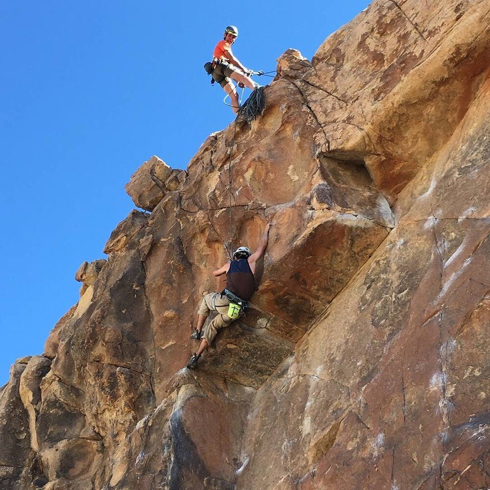 rock, climbing, climbing class, outdoors, joshua tree, california