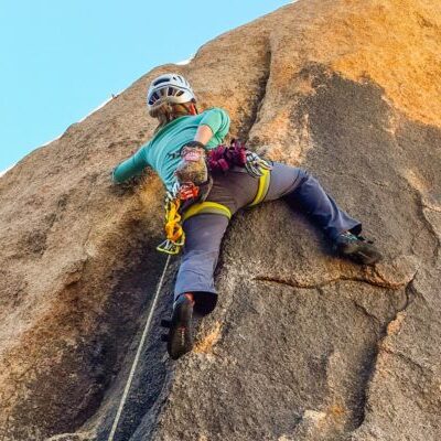 climbing equipment, women, sport, lead, climbing, outdoors, los angeles, joshua tree, california, rock, class, lesson, how to, course